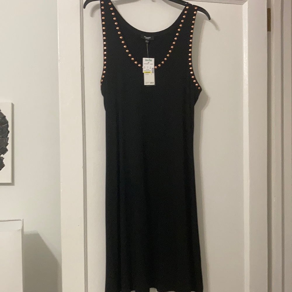 Black studded Tank Dress